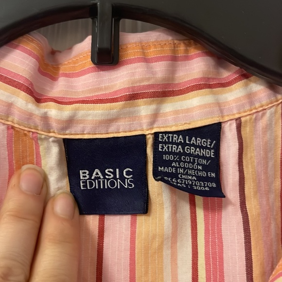 Basic Editions striped sleeveless top - Picture 4 of 5